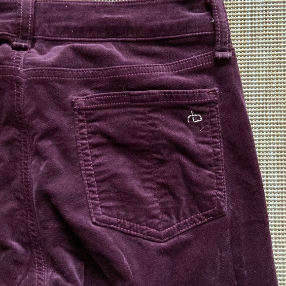 rag & bone Velvet Skinny Jeans - Picture 9 of 12